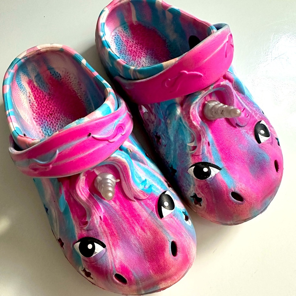 Girls Unicorn Rubber Sandal